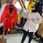 بارونی استین پفی داخل پشمی ضد آب10598