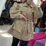 کت چرم جیب دار داخل استر(۱۱۵۰۴)