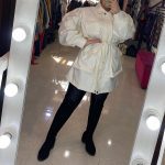 پالتو چرم چهارجیب47349 - Image 4