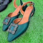 کفش جلونگین سبز