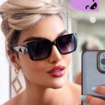 عینک پرادا دسته مثلثی