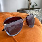 عینک چنل دسته نگینی