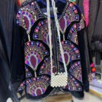 کت مخمل تمام آینه کاری آستردار(29614)