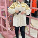 کاپشن خرجکاری آستردار(۳۰۰۶۶)