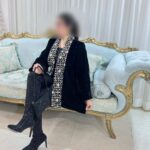 کت مخمل ترک یقه خرجکاری31113