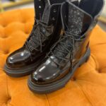 نیم بوت شاین نگینی مشکی31589