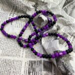 گردن آویز یسر بنفش