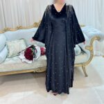 عبای مخمل ترک مرواریدی(41573)