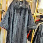 شنل مخمل یقه پوست31870