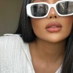 عینک پرادا دسته مثلثی