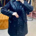 پالتو فوتر گل برجسته