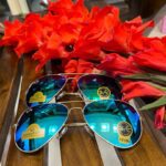 عینک ریبن شیشه سبز