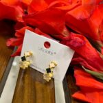 گوشواره ونکلیف دورنگ