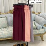 شلوار کمرپیچ از بالا گشاد(۱۷۵۰۴)