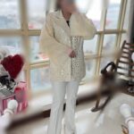 مانتو مزونی استین پلیسه35426