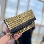 کیف تاشو طلایی35735