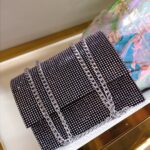 کیف نقره ای مشکی شاین