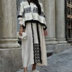 ست کت و پیراهن آستین چین(۳۶۵۰۱)