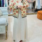 ست کت تمام طلاکوب و دامن(36326)