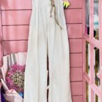 شلوار لینن کمرکنفی(37085)