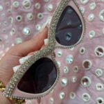 عینک گربه ای فول نگین