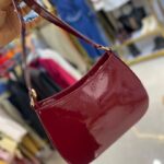 کیف ورنی زرشکی ترک