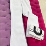 شلوار دمپا جین سفید