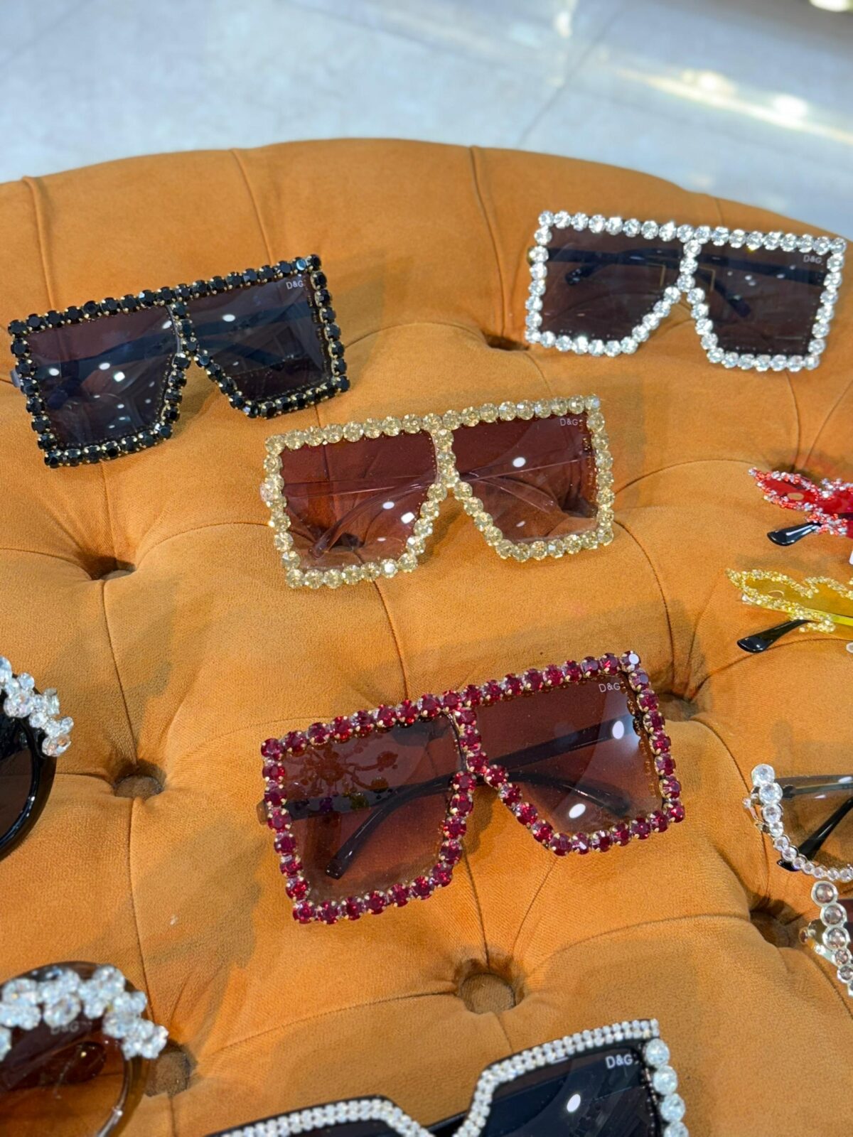 عینک D&G اسپرت نگین دار - Image 1