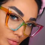 عینک سان لورن طبی رنگین کمانی