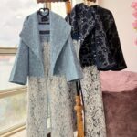 کت جین گل پفکی42061