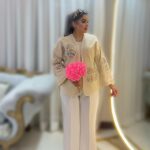 مانتو لینن گل42537