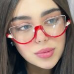 عینک نگین اشکی زیبا