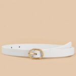 کمربند باريک سفید