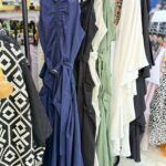 پیراهن لینن جلو گت44175