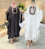 ست مانتو و پیراهن بغل تور37298 - Image 2