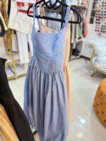 پیراهن لینن پشت کش44941 - Image 6