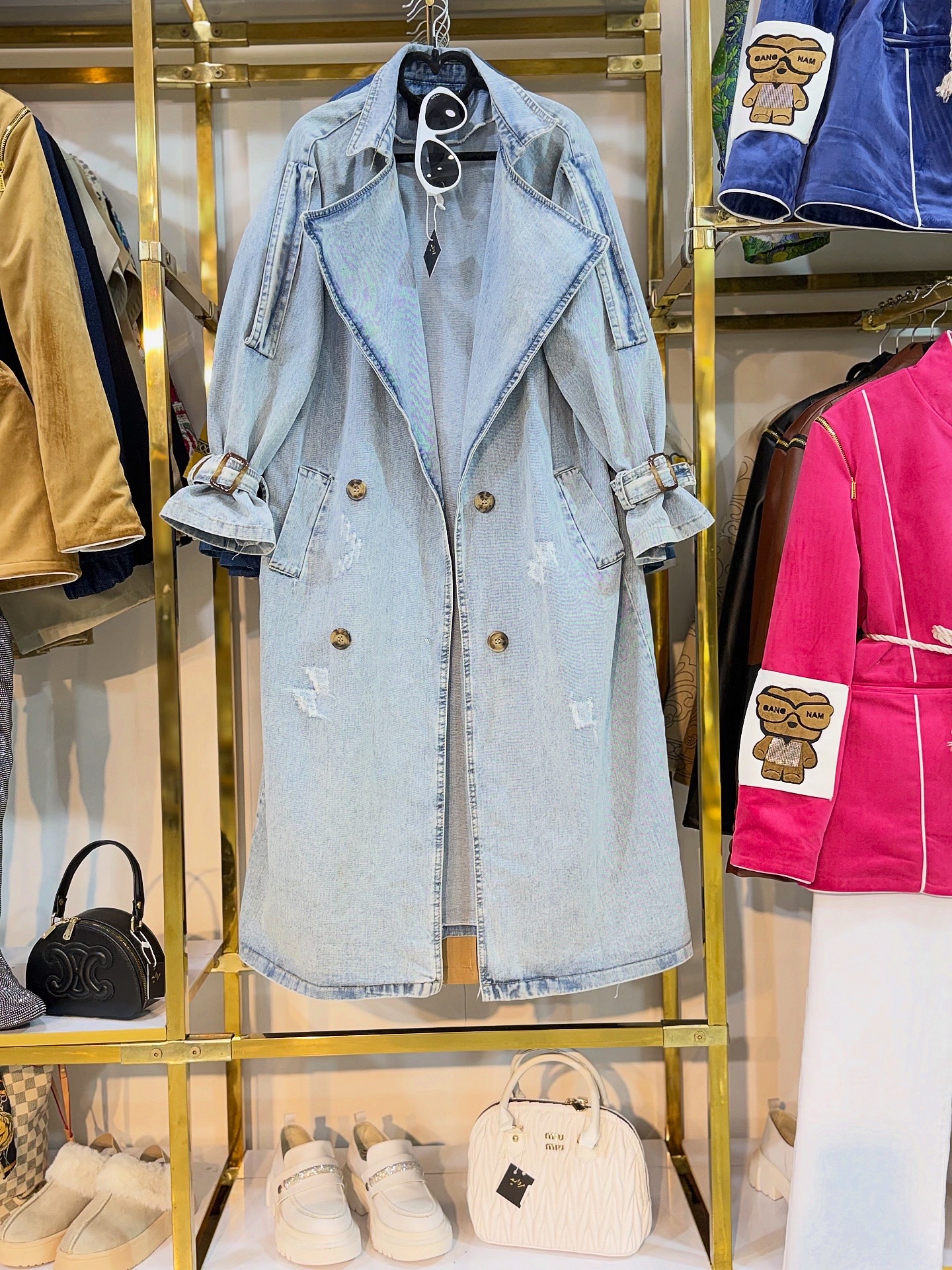 72A51FEE-3DF4-4CD0-869C-9469532903CE مانتو جین ضخیم 38441 - Image 2