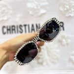 عینک ورساچ نگین دار مشکی