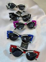 عینک فانتزی نگینی - Image 5