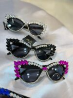 عینک فانتزی نگینی - Image 6