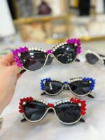 عینک فانتزی نگینی - Image 7