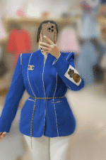 پالتو مخمل ابریشم ضخیم45586 - Image 8