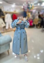 مانتو جین ضخیم 38441 - Image 3