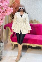 پالتو پوست گلدوزی46986 - Image 2