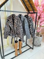 پالتو تدی کوتاه پلنگی47330