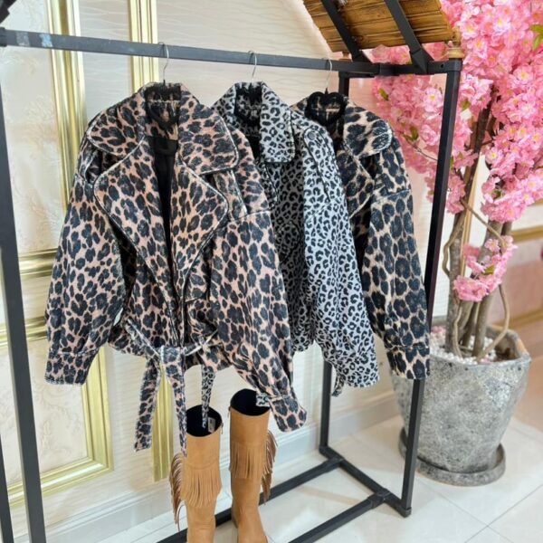 پالتو تدی کوتاه پلنگی47330