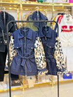 پالتو جین آستین پوست 31754