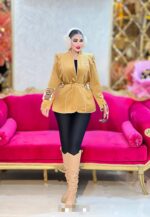 پالتو مخمل ابریشم ضخیم45586 - Image 3