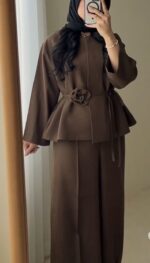 کت و شلوار مدل گل 34678