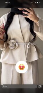 کت و شلوار مدل گل 34678 - Image 2